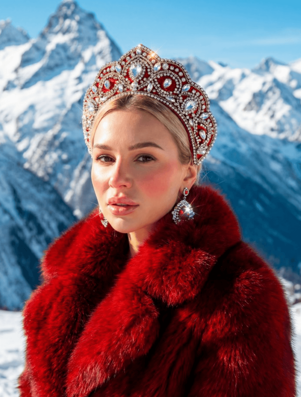 Фотосессия в русском стиле с нейросетью